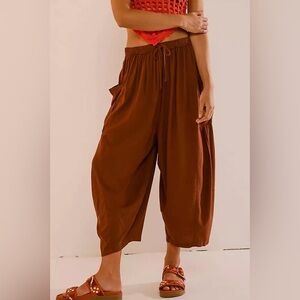 Free People Quinn Pants in Brownie